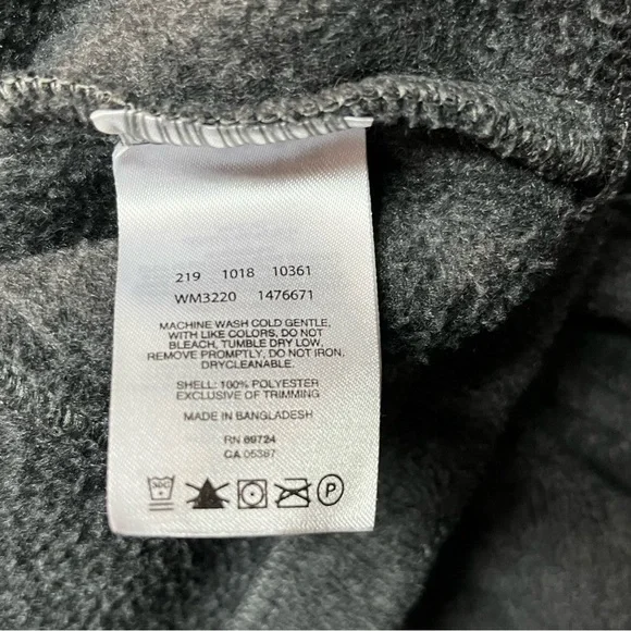 Columbia Charcoal Fleece Jacket - Picture 5 of 5